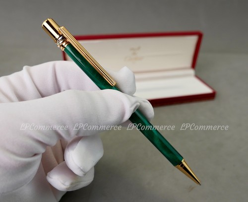 Penna cartier santos - penna, malachite